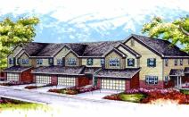 TOO CLOSE FOR COMFORT: The Rottlund Co. claimed in a copyright infringement lawsuit that Chicago-based Town and Country Homes copied this design for a townhome product.