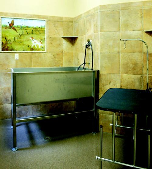 PART OF THE FAMILY: Architect Alan Mascord included this dog grooming station in his design for a Street of Dreams house in Portland, Ore.