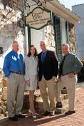 (Left to right) Floyd Foley, Jill Gruver, Chip Gruver, Bill Gruver.