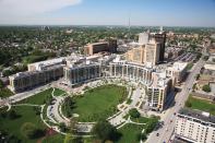 Urban Living: Midtown Crossing, a mixed-use complex with 297 for-sale condos, was built following Omaha??s latest environmental guidelines.