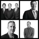Successful Quartet Executives of (clockwise from top left) Gehan Homes, Stanley Martin Cos., Oakwood Homes, and Schell Brothers were all big gainers in 2010.