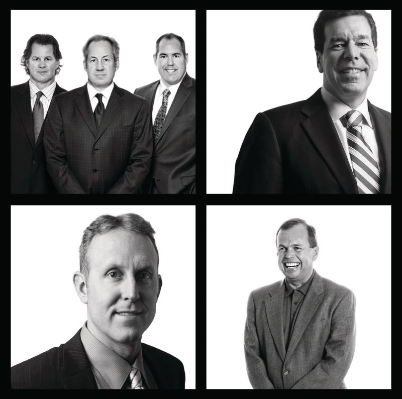 Successful Quartet Executives of (clockwise from top left) Gehan Homes, Stanley Martin Cos., Oakwood Homes, and Schell Brothers were all big gainers in 2010.