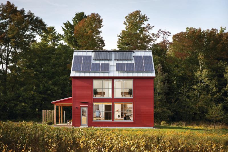 Rustic Radical The G•O Home in Belfast, Maine, has traditional good looks and an eco-forward mindset.