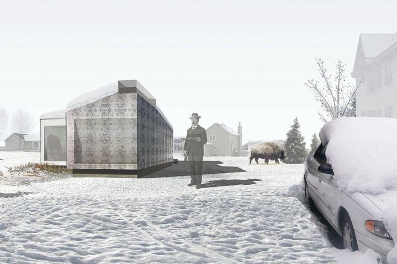 In upstate New York State, where big snows are a given, this designer has decided to make it an asset rather than a liability.
