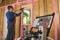 Air-sealing systems like this one from Owens Corning are invaluable for reducing infiltration and helping to cut down on utility bills, speakers at a recent International Builders' Show session said.