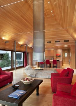 Pond House on Mount Desert Island in Maine, by Elliott + Elliott Architecture and builder Mike Temple, replaced a decaying 1950s house with a warm family compound.