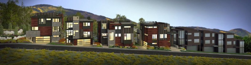 The new Park City development will have expansive views of Old Town, Park City Mountain Resort, and Deer Valley.