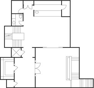 BASEMENT LEVEL: 1,430 square feet