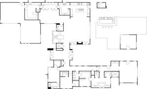 MAIN LEVEL: 5,324 square feet (plus 224-square-foot rejuvenation room and 1,100-square-feet of garage space)