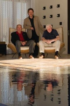 NCHI LEADERSHIP: National Council of the Housing Industry, the 
Leading Suppliers of the NAHB, has partnered with Builder on The New 
American Home since its inception, bringing the leading building 
products makers to the table. Bill Nolan of The Nolan Group in Altamonte
 Springs, Fla., (right) chaired the 2009 task force, an effort 
supplemented by Chuck Edwards (left), a Marietta, Georgia home builder; 
and NAHB project executor Tucker Bernard (center).