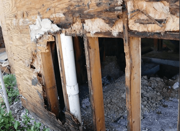 To help prevent water damage like this, don't skimp on a weather resistant barrier or its installation.