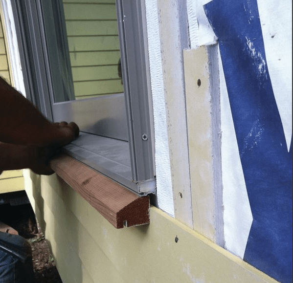 When HardiePlank covers the walls, ripped strips of the material can be used to form the rainscreen. Rainscreens can also be made with 1x3 solid wood strapping.