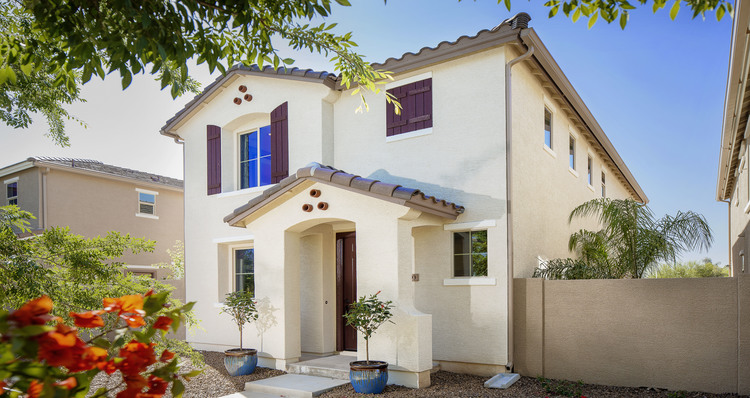 Many young buyers are saddled with debt and not able to buy even an entry-level home, such as this one from Woodside Homes, which is geared to first-time buyers.