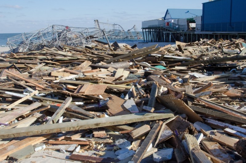 Hurricane Sandy, which hit in October 2012, devastated much of coastal New Jersey.
