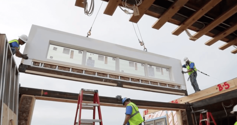 BluHomes prefab install process creates a high-quality, energy efficient building envelope.