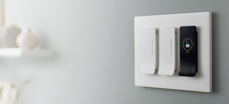 The Noon starter kit with the room director touch screen display