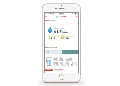 The StillPure Franke Filtration App, available for free on the iOS and Android app stores.