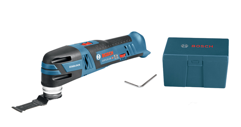 The Bosch GOP12V-28 12V Max Starlock Oscillating Multi-Tool.
