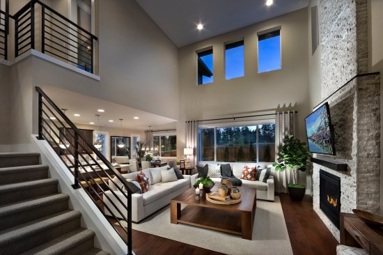 The interior of Quadrant’s H240 floor plan.