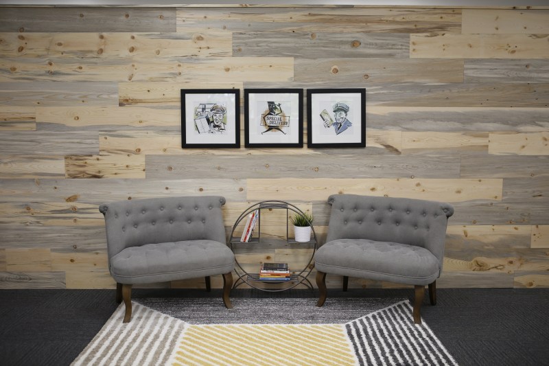 Emagispace’s flexible wall system can be assembled at a fraction of the cost, time, and waste of traditional construction.