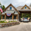 The Castle Pines Village gatehouse.