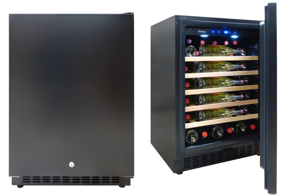 The Vinotemp 41-Bottle Outdoor Wine Cooler.