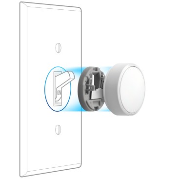 The Lutron Aurora Smart Bulb Dimmer.
