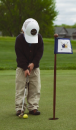 A small-ish golfer at the Royal Club.