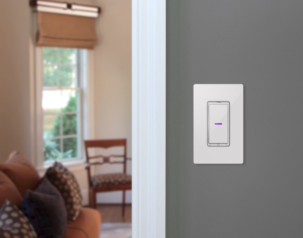 The iDevices Wall Switch will come as standard in all Shea Homes that include the SheaConnect smart home suite.