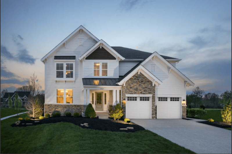 Fischer Homes Leland model at Governor's Preserve.