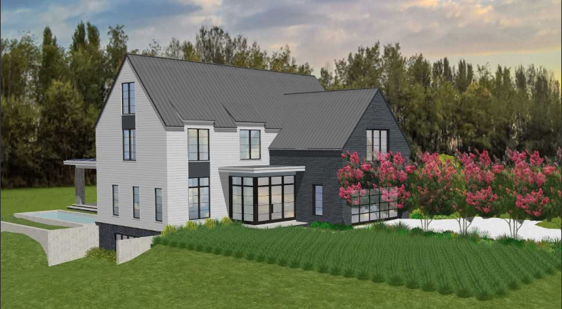A rendering of the Wickstead home.