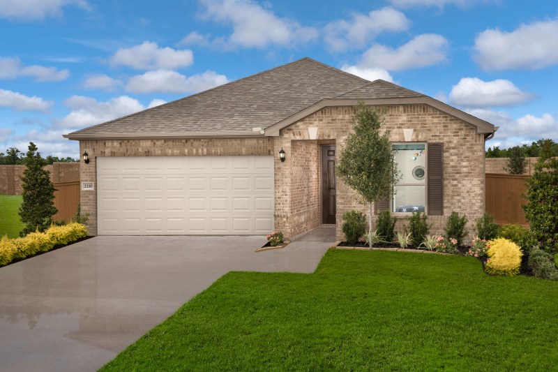New homes at Sierra Vista in Iowa Colony, Tex. will range from 1,600 to 2,500 square feet in size.