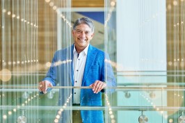 Fred Balda at the Perot Family Offices in Dallas, where Hillwood Communities is located.