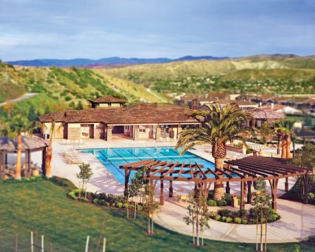 This master-planned community features 400 acres of preserved open space,walkable neighborhoods, trails, sports fields, parks, a recreation center, and a school.