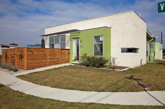 The 1,505-square-foot home by KRDB and Beck-Reit and Sons is sited on a corner lot that offers multiple exposures.