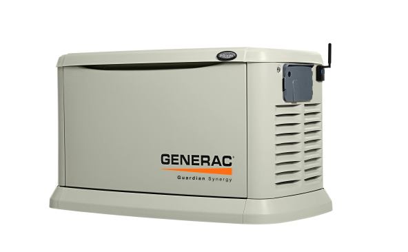 Generac&nbsp;Mobile Link enables users to monitor their generator’s status from a personalized Web portal or mobile app. The system is compatible with select models from the company, such as the Guardian Synergy 20kW home back-up generator (shown). The patented variable speed technology allows the engine to run only as fast as necessary, resulting in quieter, more fuel-efficient energy resource.&nbsp;