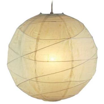Though it’s made from steel and paper, this unassuming pendant light would fit right in with a modern, entry-level home or condo. It measures 14 inches wide and costs $24. www.adessohome.com.
