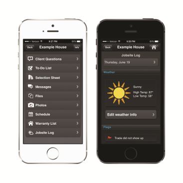 CoConstruct Developed for custom builders and remodelers, this collaborative solution helps businesses coordinate their selections, scheduling, client communications, and budgets. Team members, subs, and clients access the portal to address tasks unique to their role—from tracking change orders and project budget to sharing photos. The online portal and mobile app can be branded for more professional look.&nbsp;