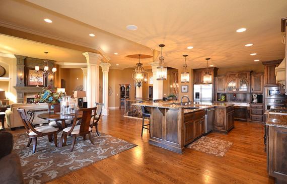 High-gloss wood floors and cabinets and shiny countertops can cause glare problems, especially for older homeowners.