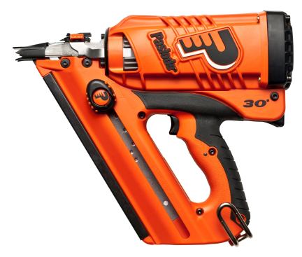 This cordless framing system is the first of its kind to use a Li-ion battery. A one-hour charge drives up to 6,000 nails.&nbsp; 
www.paslode.com