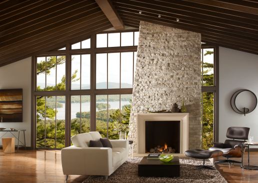 The company’s architectural stone veneer limestone fireplace surrounds now include a smaller-scale option in the SOHO Boutique. The new line comes in three colors and three finishes ranging from smooth to weathered. 
www.eldoradostone.com