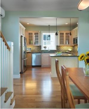 CONCORD RIVERWALK  Interiors are traditional, but with sightlines and light traveling all through the homes.