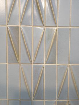 Ann Sacks. The Modern collection comes in 15 colors and 11 patterns, offering unlimited design options for vertical walls.&nbsp;Learn more&nbsp; 
here.