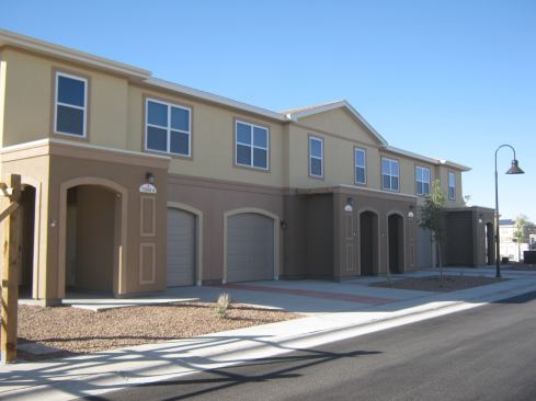 FORT BLISS FAMILY HOUSING The 250 new multifamily homes at Fort Bliss respond to the U.S. Army's initiative for net-zero wastewater and energy. In addition, Balfour Beatty Communities is installing 13.2 megawatts of rooftop solar PV panels on a total of 4,700 homes at Fort Bliss, which will make it the largest solar-powered community int he world.