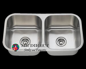 For $94 you can buy this 32-inch-wide undermount sink. It’s made from 16-gauge 304 stainless steel and features a brushed satin finish. Fabricated with rubber pads to reduce noise, the unit&nbsp;measures 18 inches from front to back and 9 inches deep.&nbsp;
www.mrdirectint.com.