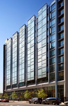 The Schermerhorn, part of Common Ground, was designed by Susan Rodriguez, Partner, Ennead Architects. The 217-unit project serves low-income working adults from the arts and entertainment industry, formerly homeless single adults, and those living with HIV/AIDS.