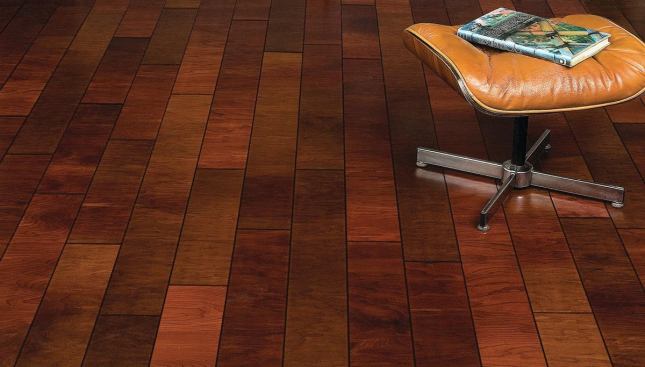 On the Side Sideways, the company's first line of engineered hardwood flooring, is available in indigenous American species of maple, beech, birch, cherry, and hackberry. The pre-finished flooring is urea formaldehyde&ntilde;free, California Section 01350&ntilde;compliant, and FSC-certified. The click-lock planks measure 5/8 inch by 5 inches by 47 1/2 inches. Smith & Fong. 866.835.9859. 
www.plyboo.com.
