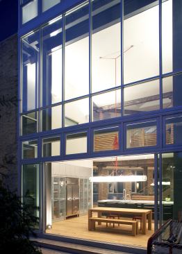 “A kit-of-parts strategy” is how architect David Miller describes the way he and architect Mark Peters set about restoring a 1920s flatiron building in Chicago into a home for a young couple and their growing boys. Off-the-shelf industrial windows provide contrast to the brick exterior and flood the interior with light, while ready-made fittings kept costs down. Project: Leavitt Residence, Chicago; Builder/Developer: Ranquist Development, Chicago; Architect: Miller|Hull Partnership, Seattle; Studio Dwell, Chicago