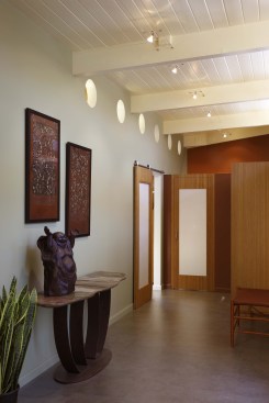 Residence, Hillsborough, CA, Kitchen, entry area