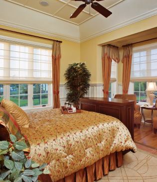 SENIORITY RULES: Grandparents need their own space too. The sun-drenched second-generation suite is a soothing place to read, watch TV, rest, and get away from it all. What it doesn’t include is a full kitchenette: Research showed that live-in grandparents prefer to cook and dine with the rest of the family. But it does have a coffee nook, sink, and mini-fridge for early risers who don’t want to disturb the rest of the house.